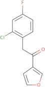 2-(2-Chloro-4-fluorophenyl)-1-(furan-3-yl)ethan-1-one