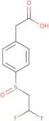 2-[4-(2,2-Difluoroethanesulfinyl)phenyl]acetic acid