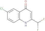 6-Chloro-2-(difluoromethyl)-1,4-dihydroquinolin-4-one