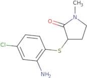 3-[(2-Amino-4-chlorophenyl)sulfanyl]-1-methylpyrrolidin-2-one