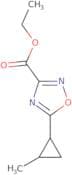 Ethyl 5-(2-methylcyclopropyl)-1,2,4-oxadiazole-3-carboxylate
