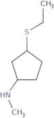 3-(Ethylsulfanyl)-N-methylcyclopentan-1-amine