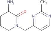 3-Amino-1-[(2-methylpyrimidin-4-yl)methyl]piperidin-2-one