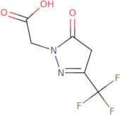 2-[5-Oxo-3-(trifluoromethyl)-4,5-dihydro-1H-pyrazol-1-yl]acetic acid