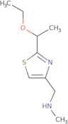 {[2-(1-Ethoxyethyl)-1,3-thiazol-4-yl]methyl}(methyl)amine