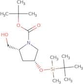 tert-Butyl (2R,4R)-4-[(tert-Butyldimethylsilyl)oxy]-2-(hydroxymethyl)pyrrolidine-1-carboxylate, cis