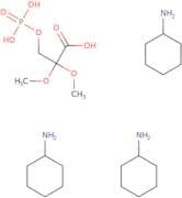 Cyclohexanaminium 2,2-dimethoxy-3-(phosphonatooxy)propanoate