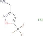 [5-(Trifluoromethyl)-1,2-oxazol-3-yl]methanamine hydrochloride