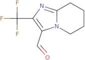 2-(Trifluoromethyl)-5H,6H,7H,8H-imidazo[1,2-a]pyridine-3-carbaldehyde