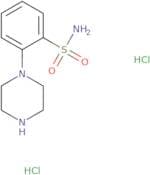 2-(Piperazin-1-yl)benzene-1-sulfonamide dihydrochloride