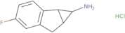 4-Fluoro-1H,1aH,6H,6aH-cyclopropa[A]inden-1-amine hydrochloride