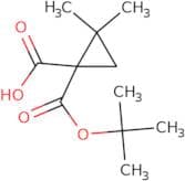 1-[(tert-Butoxy)carbonyl]-2,2-dimethylcyclopropane-1-carboxylic acid