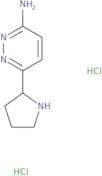 6-(Pyrrolidin-2-yl)pyridazin-3-amine dihydrochloride