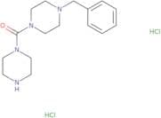 1-Benzyl-4-(piperazine-1-carbonyl)piperazine dihydrochloride