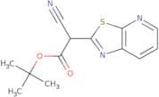 tert-Butyl 2-cyano-2-{[1,3]thiazolo[5,4-b]pyridin-2-yl}acetate