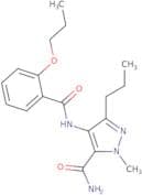 3-[[[5-(Aminocarbonyl)-1-methyl-3-propyl-1H-pyrazol-4-yl]amino]carbonyl]-4-propoxybenzene