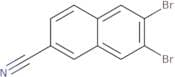 6,7-dibromonaphthalene-2-carbonitrile
