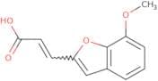 (2E)-3-(7-Methoxy-1-benzofuran-2-yl)prop-2-enoic acid