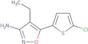 5-(5-Chlorothiophen-2-yl)-4-ethyl-1,2-oxazol-3-amine
