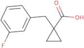 1-[(3-Fluorophenyl)methyl]cyclopropane-1-carboxylic acid