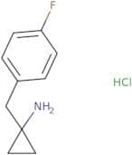 1-[(4-Fluorophenyl)methyl]cyclopropan-1-amine hydrochloride