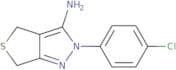 2-(4-Chlorophenyl)-2H,4H,6H-thieno[3,4-c]pyrazol-3-amine