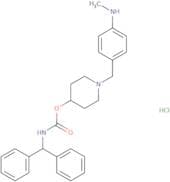 [1-[[4-(Methylamino)phenyl]methyl]piperidin-4-yl] N-benzhydrylcarbamate hydrochloride