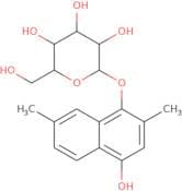 2,7-Dimethyl-1,4-dihydroxynaphthalene 1-o-glucoside