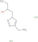 1-[4-(Aminomethyl)-1H-1,2,3-triazol-1-yl]butan-2-ol dihydrochloride