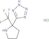 5-[2-(Trifluoromethyl)pyrrolidin-2-yl]-1H-1,2,3,4-tetrazole hydrochloride
