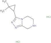3-(2,2-Dimethylcyclopropyl)-5H,6H,7H,8H-[1,2,4]triazolo[4,3-a]pyrazine dihydrochloride