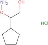 2-(Aminooxy)-2-cyclopentylethan-1-ol hydrochloride