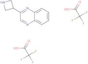 2-(Azetidin-3-yl)quinoxaline, bis(trifluoroacetic acid)