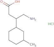 4-Amino-3-(3-methylcyclohexyl)butanoic acid hydrochloride