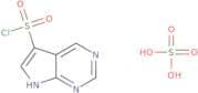 7H-Pyrrolo[2,3-d]pyrimidine-5-sulfonyl chloride sulfate