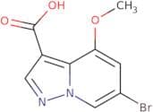 6-Bromo-4-methoxypyrazolo[1,5-a]pyridine-3-carboxylic acid