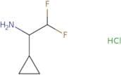 (1R)-1-Cyclopropyl-2,2-difluoroethan-1-amine hydrochloride