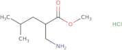 Methyl 2-(aminomethyl)-4-methylpentanoate hydrochloride