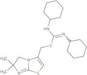 N,N'-Dicyclohexylcarbamimidothioic acid (5,6-dihydro-6,6-dimethylimidazo[2,1-b]thiazol-3-yl)methyl…