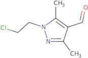 1-(2-Chloroethyl)-3,5-dimethyl-1H-pyrazole-4-carbaldehyde