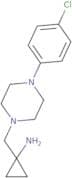 1-{[4-(4-Chlorophenyl)piperazin-1-yl]methyl}cyclopropan-1-amine