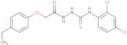 1-(2-(4-ethylphenoxy)acetyl)-4-(2,4-dichlorophenyl)thiosemicarbazide