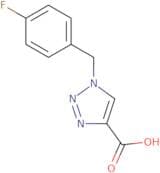 1-[(4-Fluorophenyl)methyl]-1H-1,2,3-triazole-4-carboxylic acid