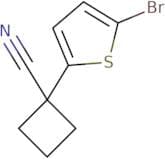 1-(5-Bromothiophen-2-yl)cyclobutane-1-carbonitrile