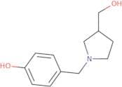 4-{[3-(Hydroxymethyl)pyrrolidin-1-yl]methyl}phenol