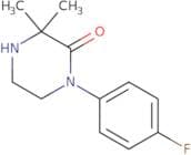 1-(4-Fluorophenyl)-3,3-dimethylpiperazin-2-one