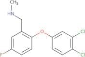 {[2-(3,4-Dichlorophenoxy)-5-fluorophenyl]methyl}(methyl)amine