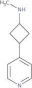 N-Methyl-3-(pyridin-4-yl)cyclobutan-1-amine