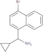 (4-Bromonaphthalen-1-yl)(cyclopropyl)methanamine