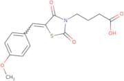 4-[5-[(4-Methoxyphenyl)methylidene]-2,4-dioxo-1,3-thiazolidin-3-yl]butanoic acid